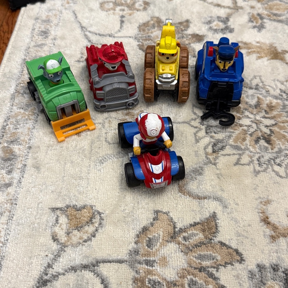 Mini Colorful Rescue Vehicle Toy Set